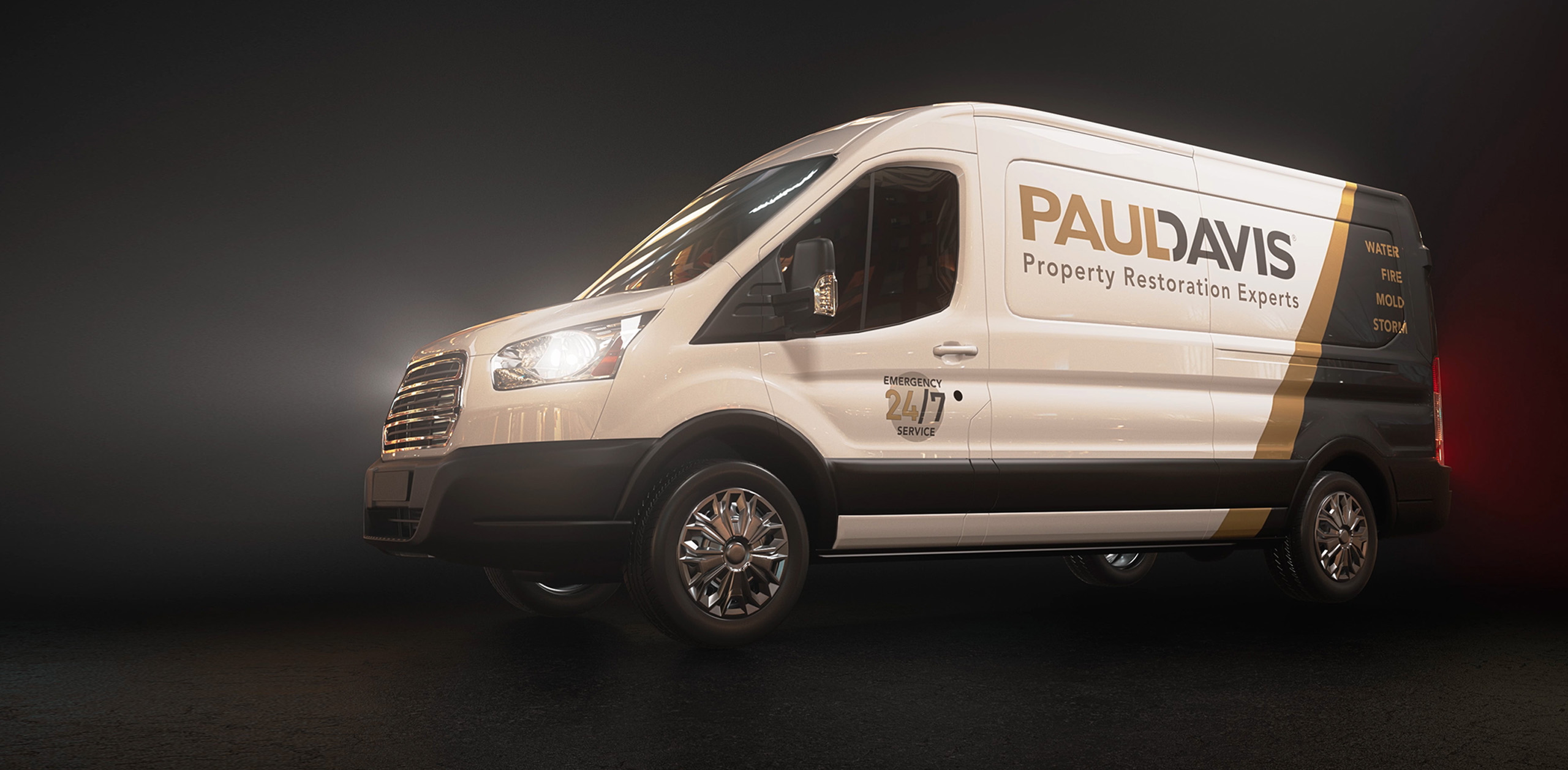 Paul Davis Restoration van