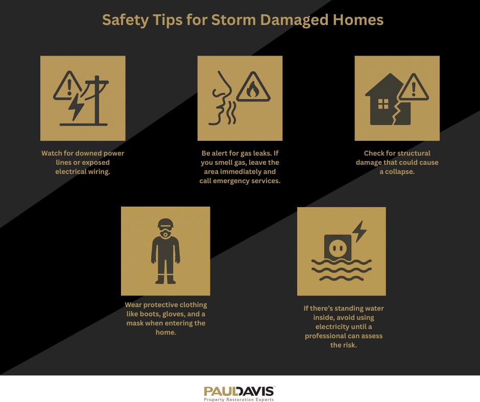 Storm Damage Safety Tips
