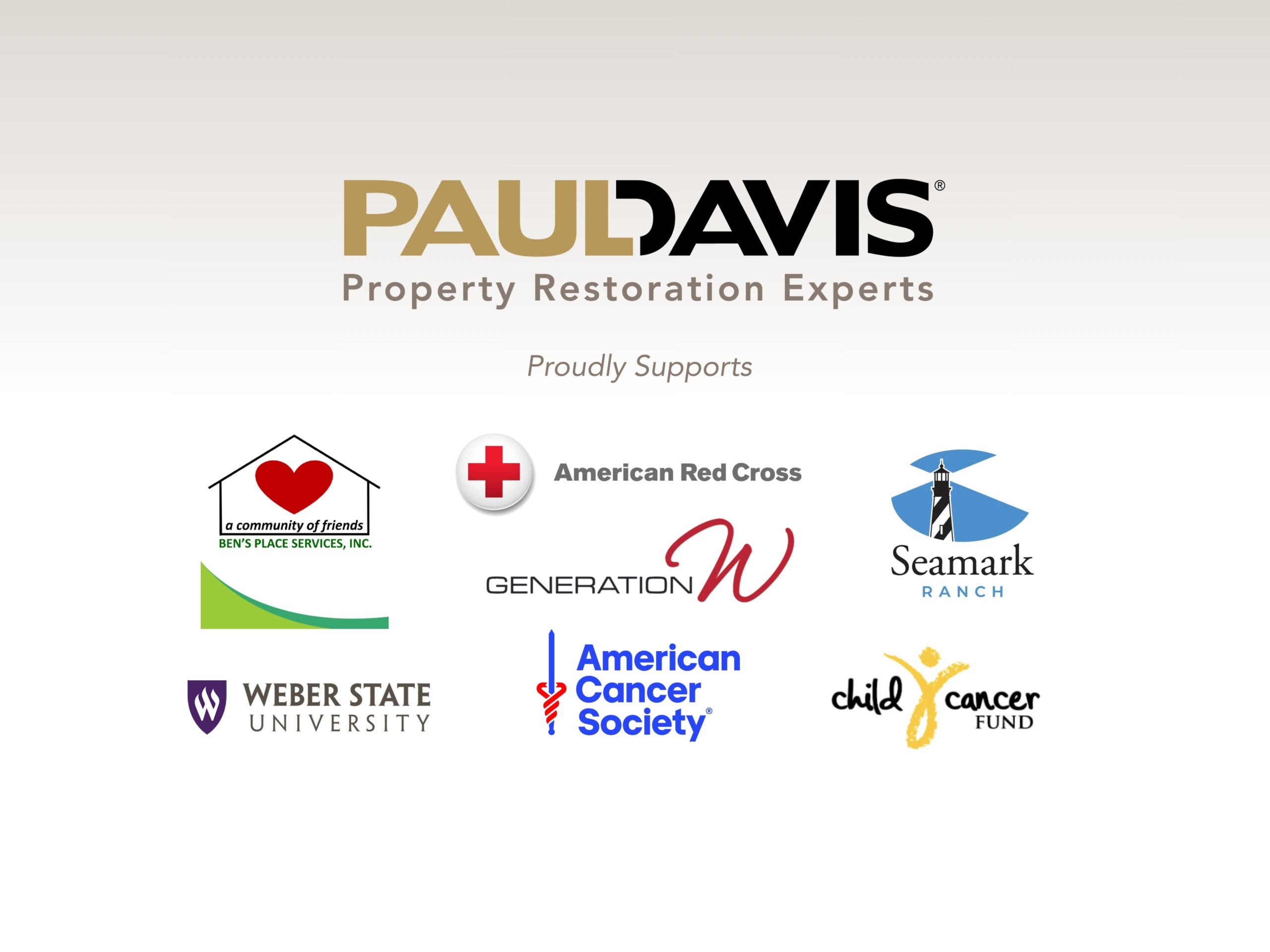 Volunteer Support Across North America. National and Local Donations